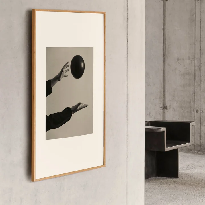 Stylish designer poster in monochrome look