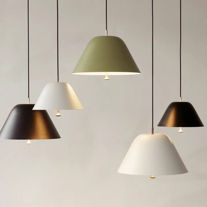 Designer pendant light in different colors