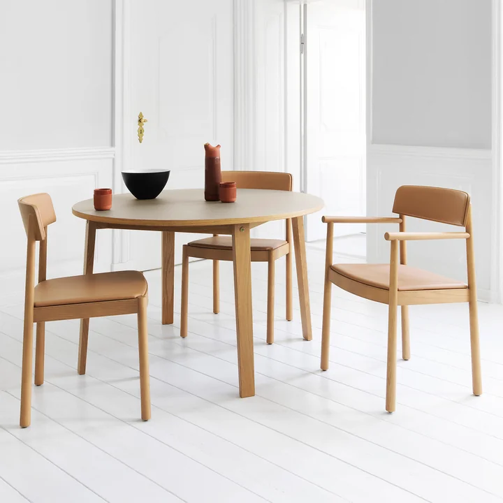 The Timb armchair from Normann Copenhagen blends into the interior