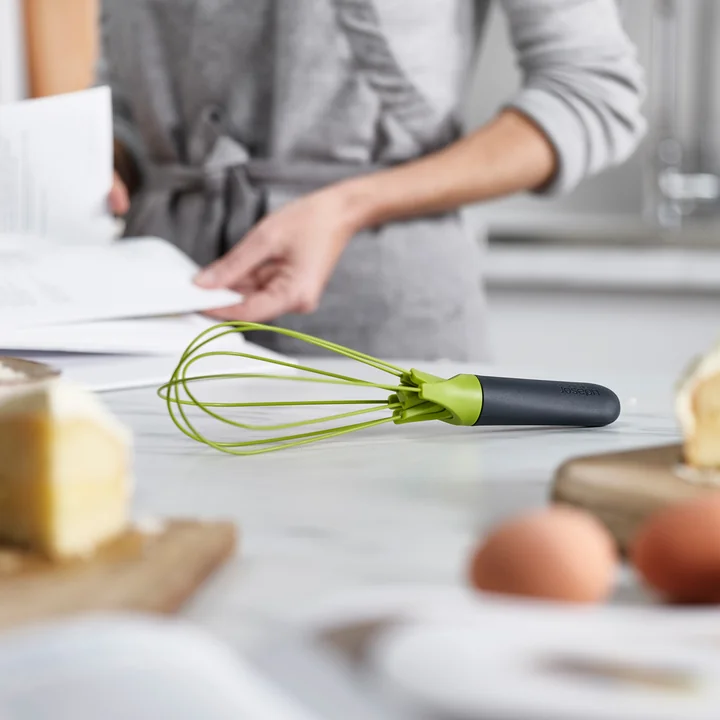 The Twist Whisk from Joseph Joseph is suitable for non-stick cookware