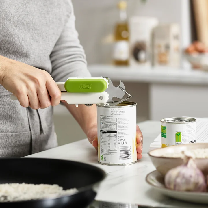 The Pivot 3-in-1 can opener from Joseph Joseph with pull hook