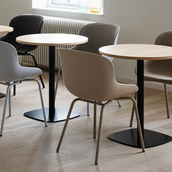 The Hyg Chair front cushion from Normann Copenhagen in the restaurant
