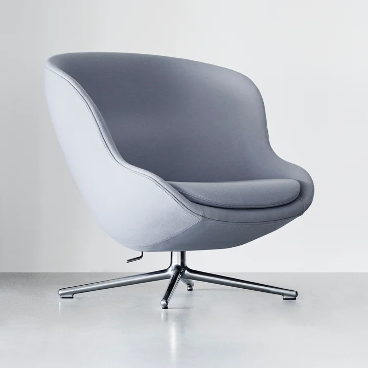 The Hyg lounge chair from Normann Copenhagen offers maximum seating comfort