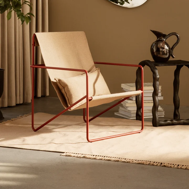 The Desert Lounge Chair from Ferm Living protects the environment