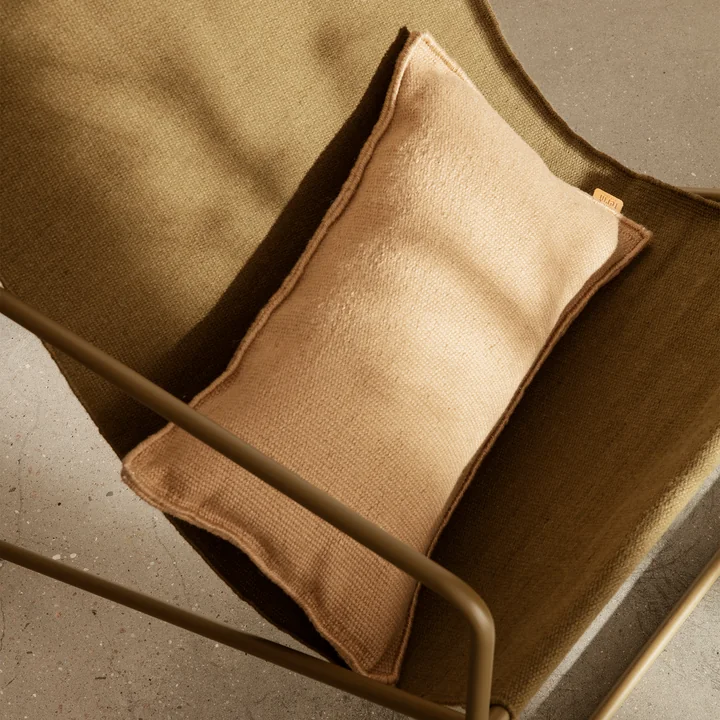 The Desert cushion from Ferm Living is comfortable and kind to the environment