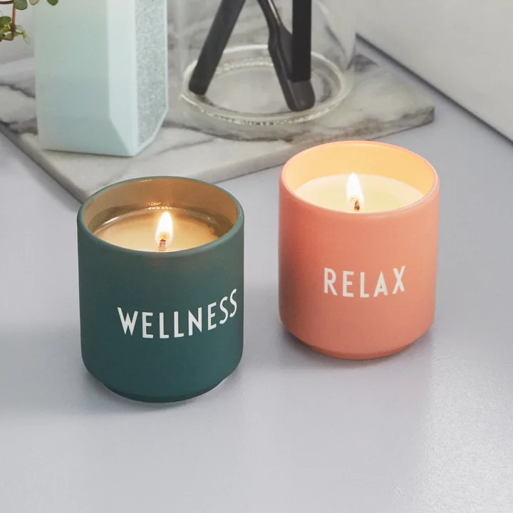 The scented candles from Design Letters smell and look beautiful
