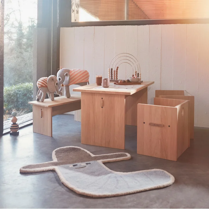 The children's carpet animal from OYOY in a play corner