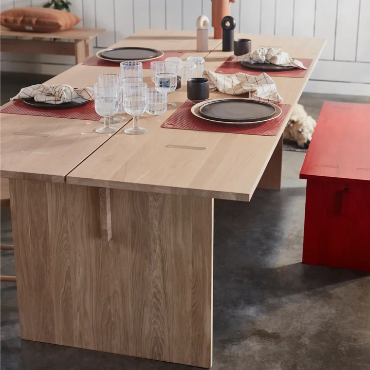 Craft details at Kotai table from OYOY