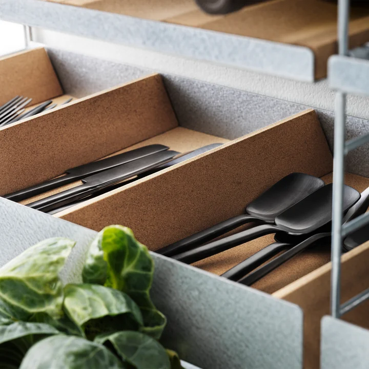 Cutlery sorting for the Pocket Shelf