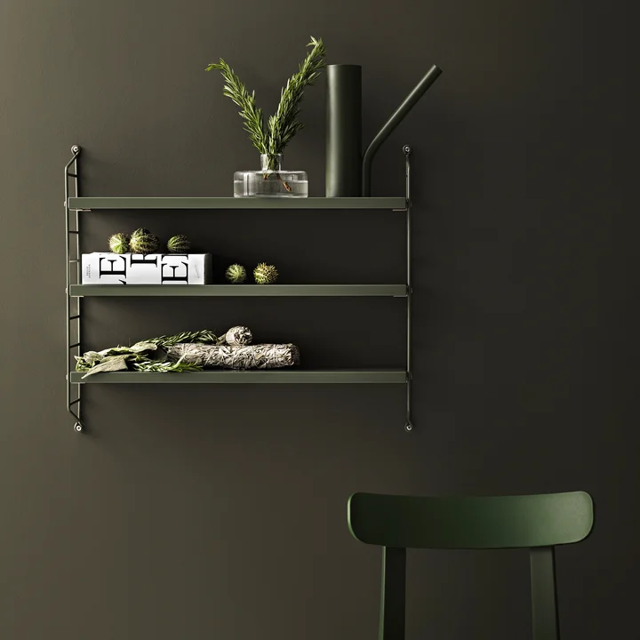 Elegant minimalist wall shelf