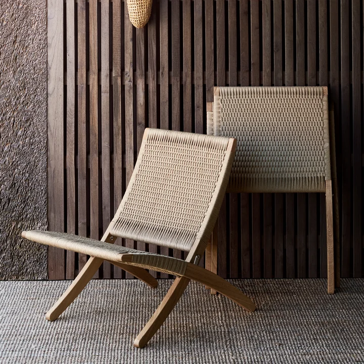 MG501 Cuba Chair from Carl Hansen in the natural wicker / oak version