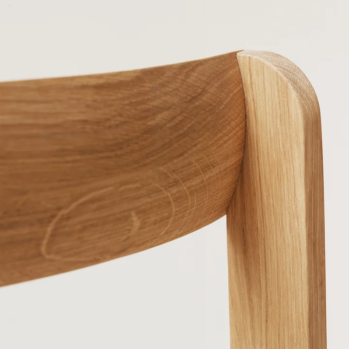 Ergonomic oak backrest