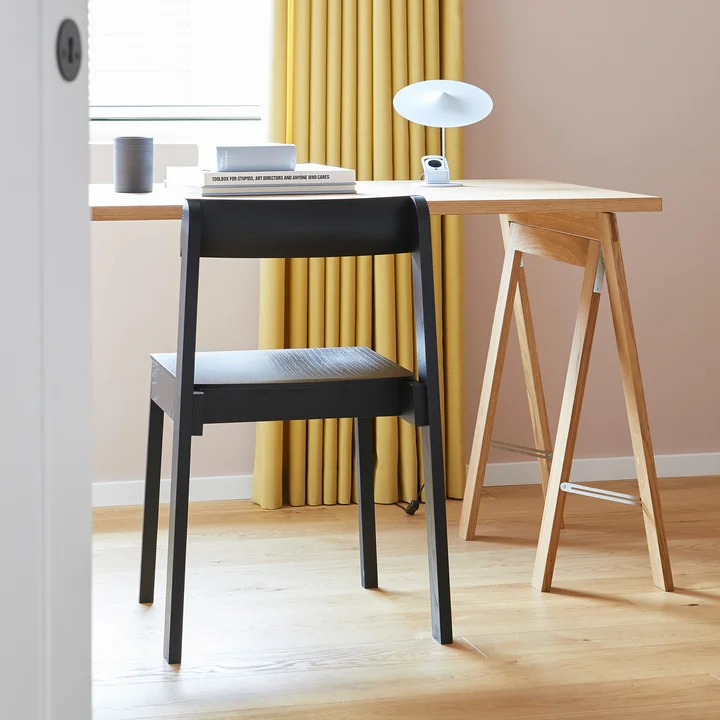 Scandinavian wood design in natural and black