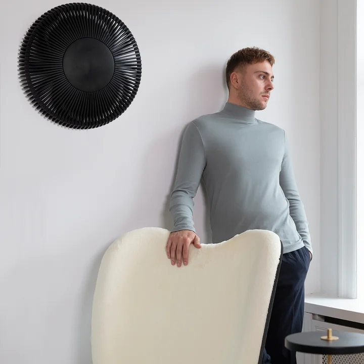 The Clava Up Wood lampshade from Umage makes a stylish impression