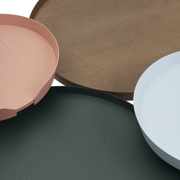 The table tops of the Around tables from Muuto