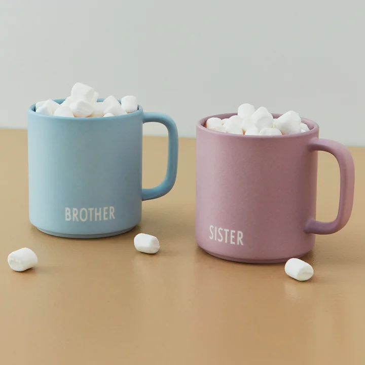 The AJ Mini Favourite porcelain mugs from Design Letters serve as a sweet souvenir.