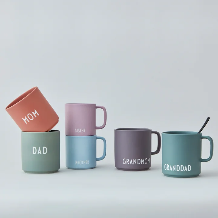 The AJ Favourite porcelain mugs from Design Letters are the perfect gift