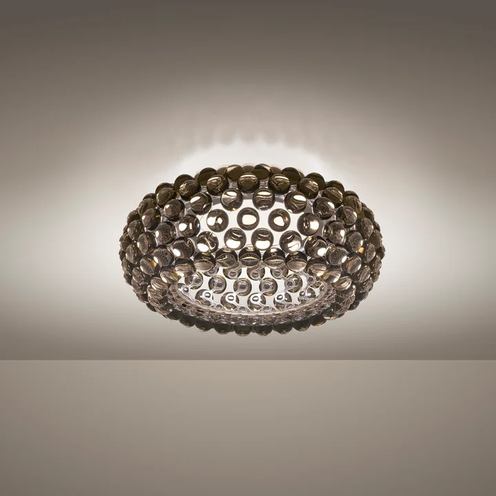 Caboche Plus Soffitto LED ceiling light from Foscarini in grey