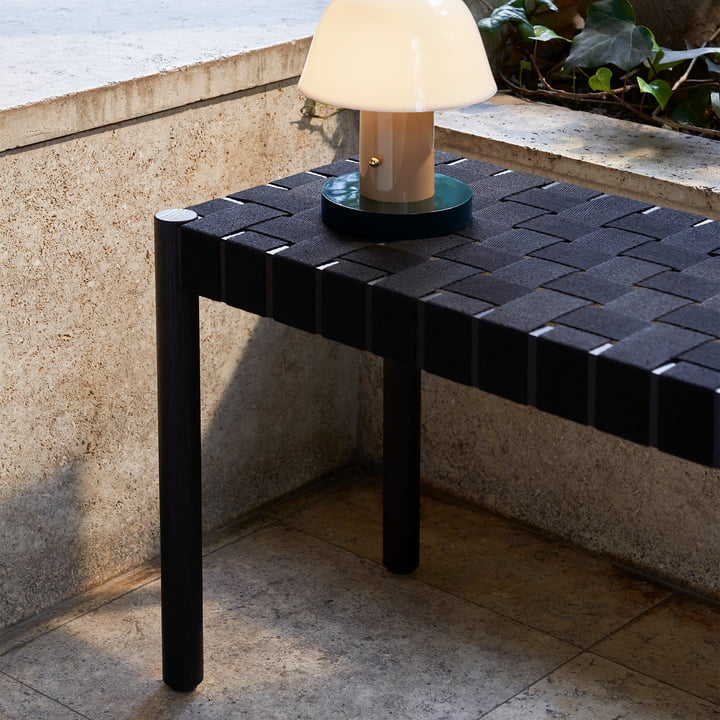 The Setago light on the Betty bench from & Tradition