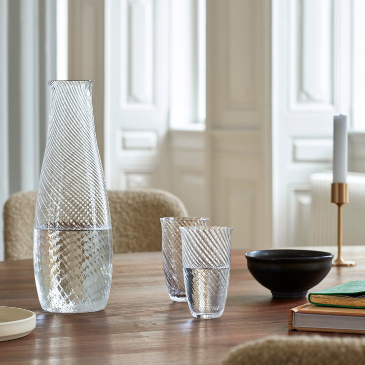 The Collect carafe from & Tradition was designed by Space Copenhagen