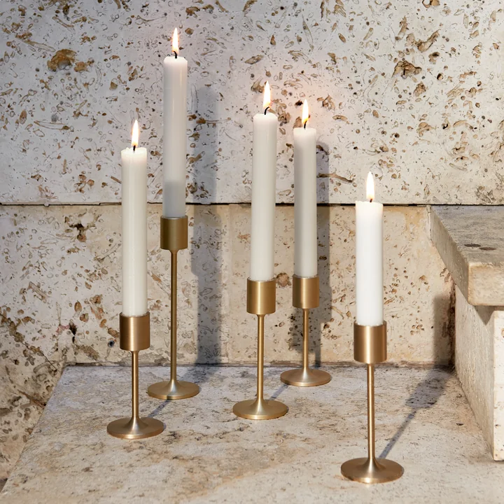 The Collect candlesticks from & Tradition are inspired by Doric columns.