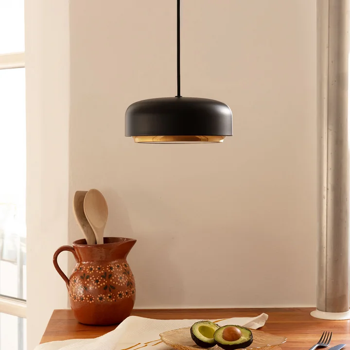 The Hazel LED pendant light from Umage provides glare-free light