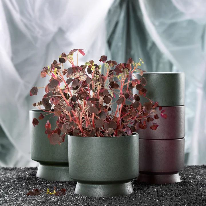 The Recycled cachepots from Rosendahl are lightweight, stackable and durable.