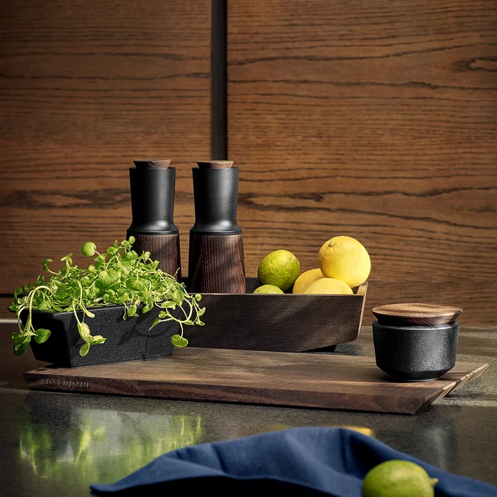 The RÅ series from Rosendahl with its warm, modern expression in the kitchen.