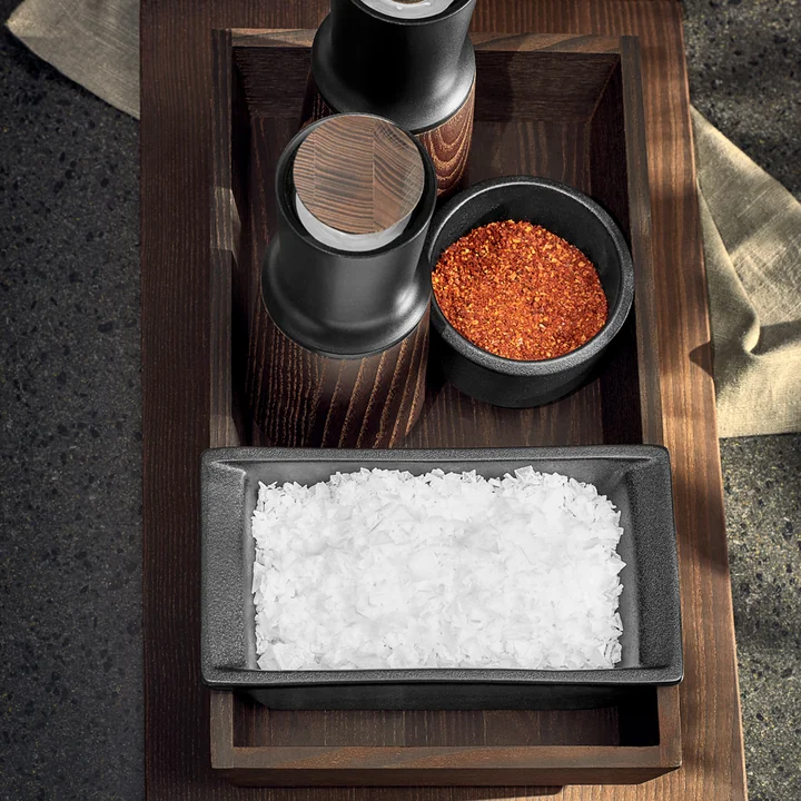 The RÅ spice tray in the bowl of Rosendahl