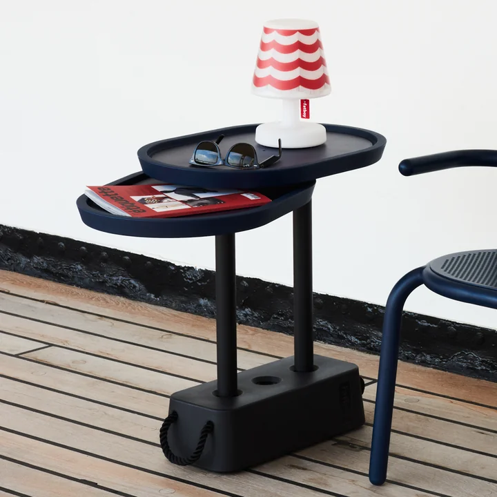 The Brick side table with Bricks Buddy table top by Fatboy
