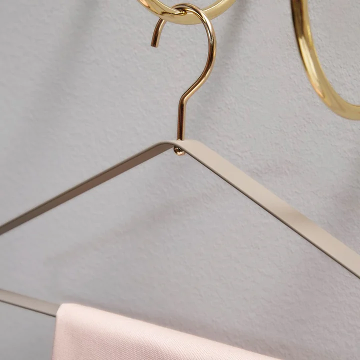 The Vestis hanger from AYTM is matt and glossy