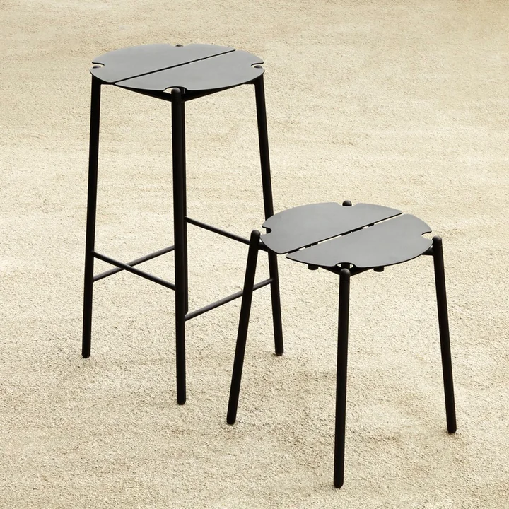 The Novo stool and the Novo bar stool from AYTM
