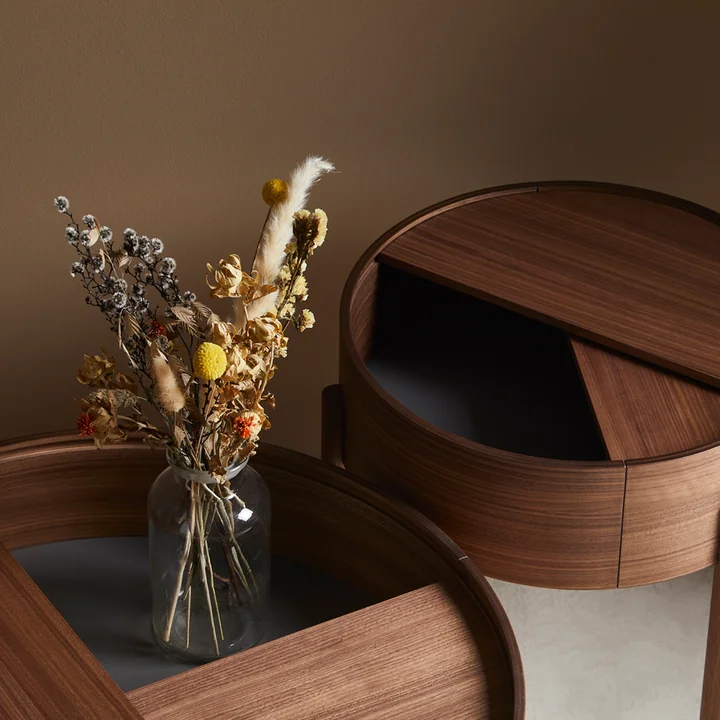 Arc Table from Woud in walnut