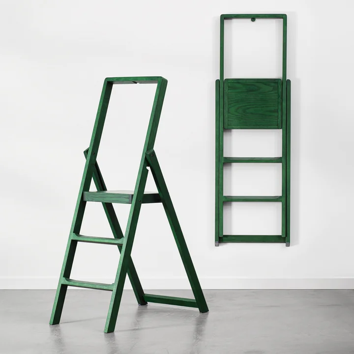 Step Folding ladder from Design House Stockholm in green