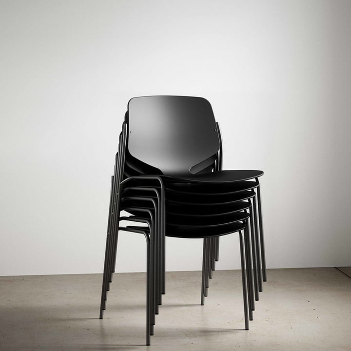 Nova Sea Chair from Mater in black