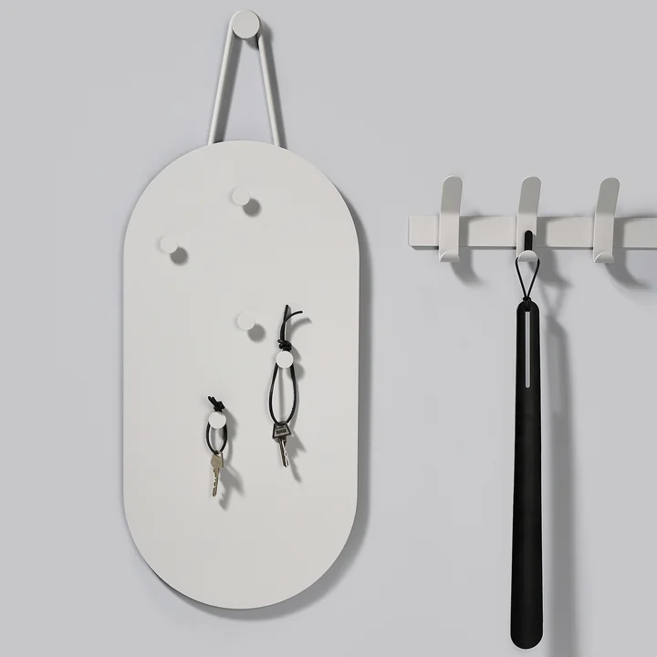 The A-Bulletin magnetic board from Zone Denmark with keys