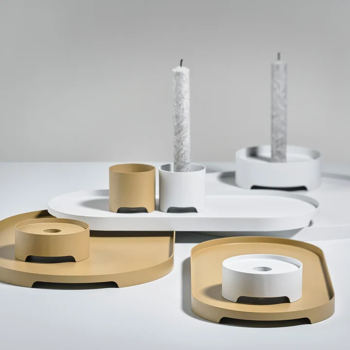 The Singles metal tray is functional, versatile and decorative