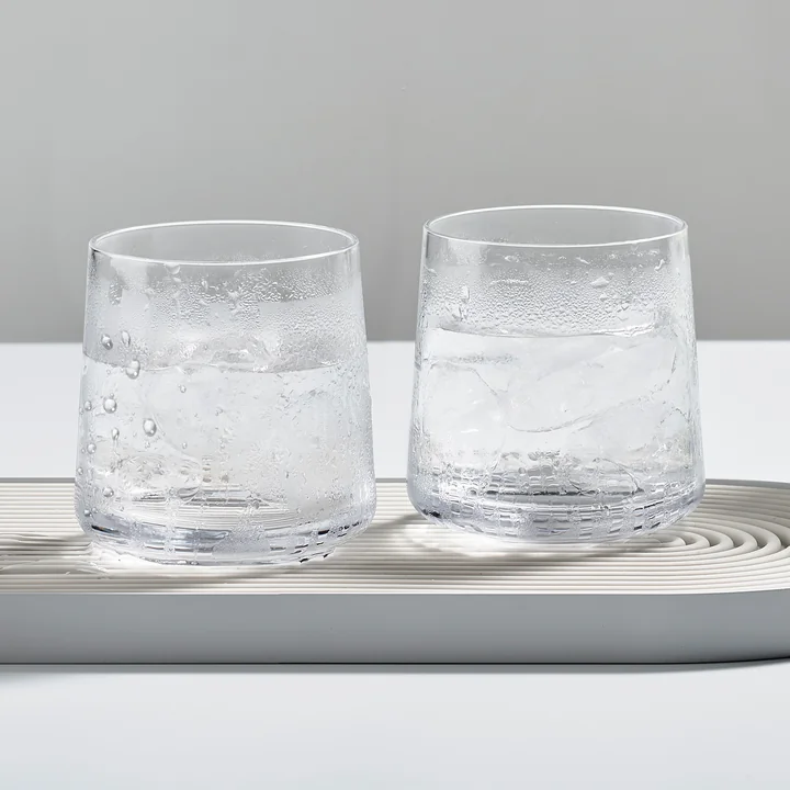The Rocks drinking glasses from Zone Denmark make the pleasure perfect