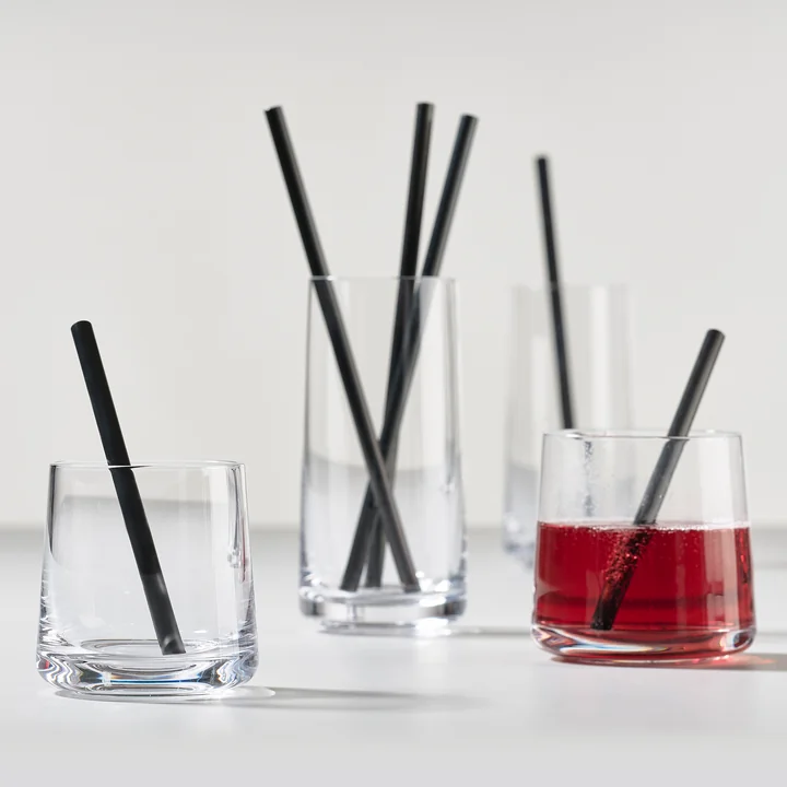 The black Rocks stainless steel straws from Zone Denmark in Drinks
