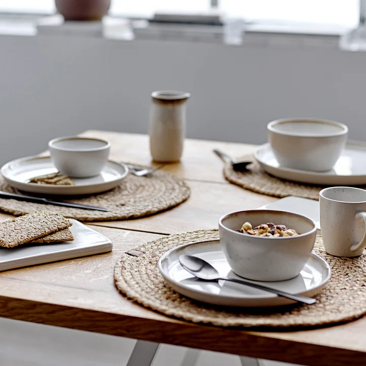 The placemat It's all Natural from Södahl for a natural look on the dining table
