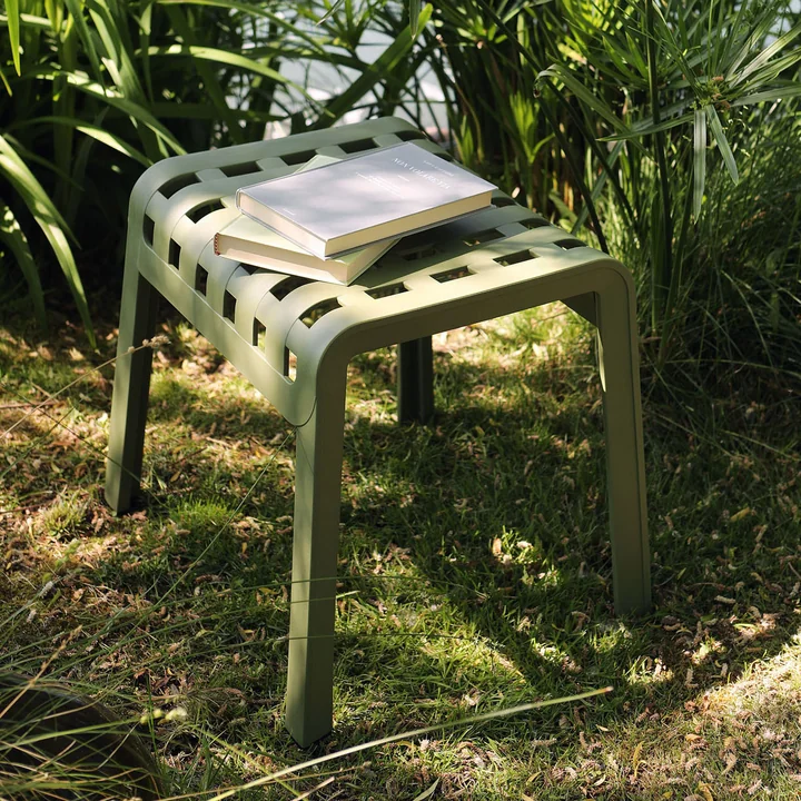 The Poggio stool from Nardi in agave in nature