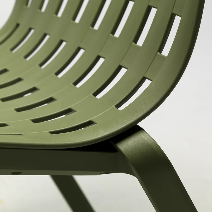 The generous seat of the Folio outdoor chair from Nardi