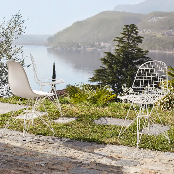 Designer chairs from Vitra in white