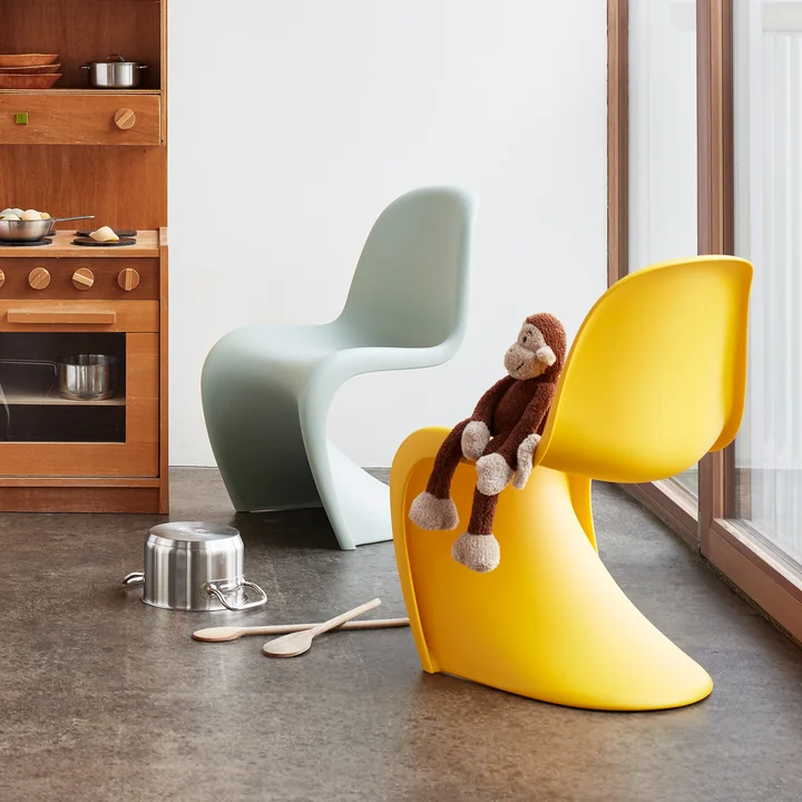 Panton Junior Children's chair from Vitra in golden yellow