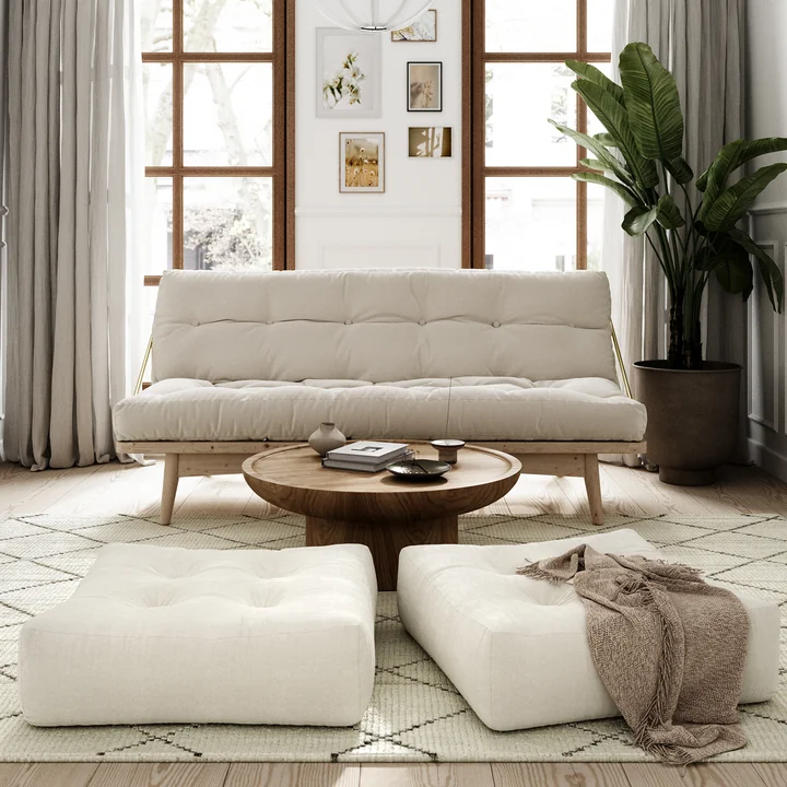 Footstool in classic Karup design