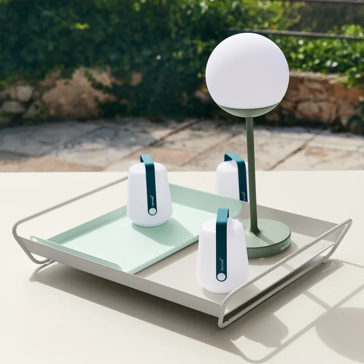 The new rechargeable LED lights from Fermob in spring 2021