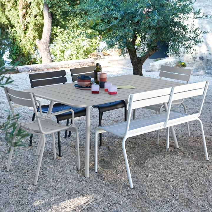 Weatherproof steel garden furniture from Fermob in spring 2021