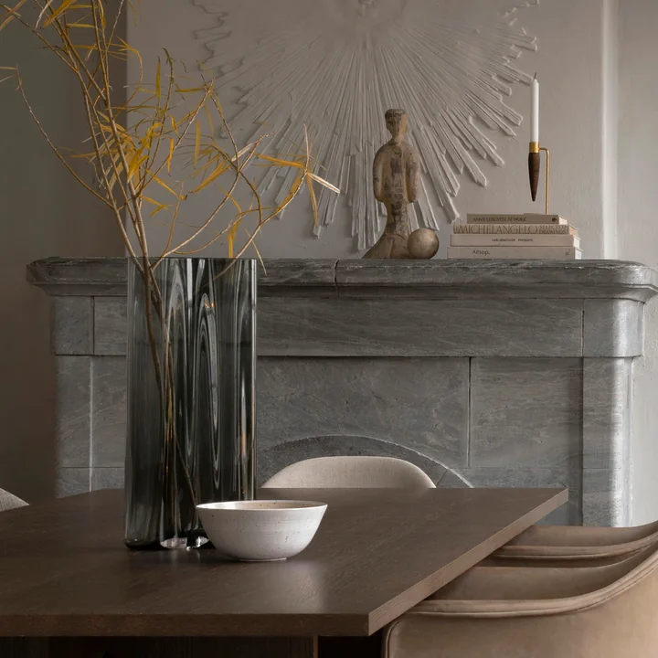 The Aer Vase from Audo reminds smoke clouds