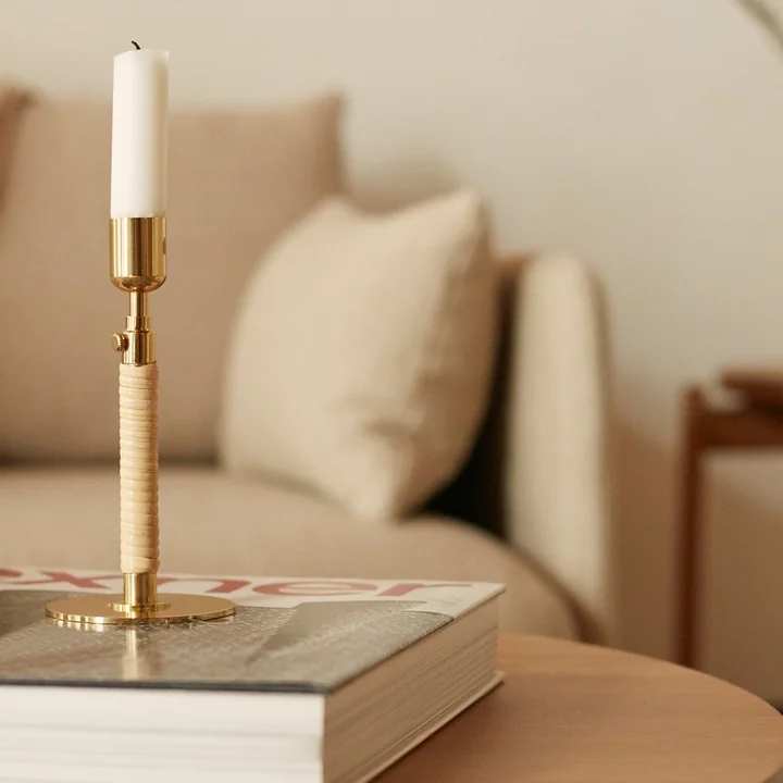Intimacy and warmth with the Duca candlestick from Audo