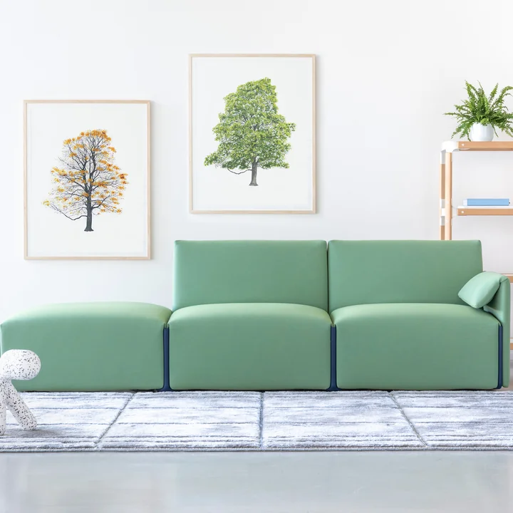 Timeless sofa system for the living room